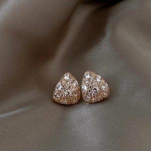 GOLICC Triangle Zircon Earrings